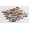 Andova Tiles ANDOVA TILES Grandio 2" x 2" Beveled Glass Arabesque Tile ANDGRA407